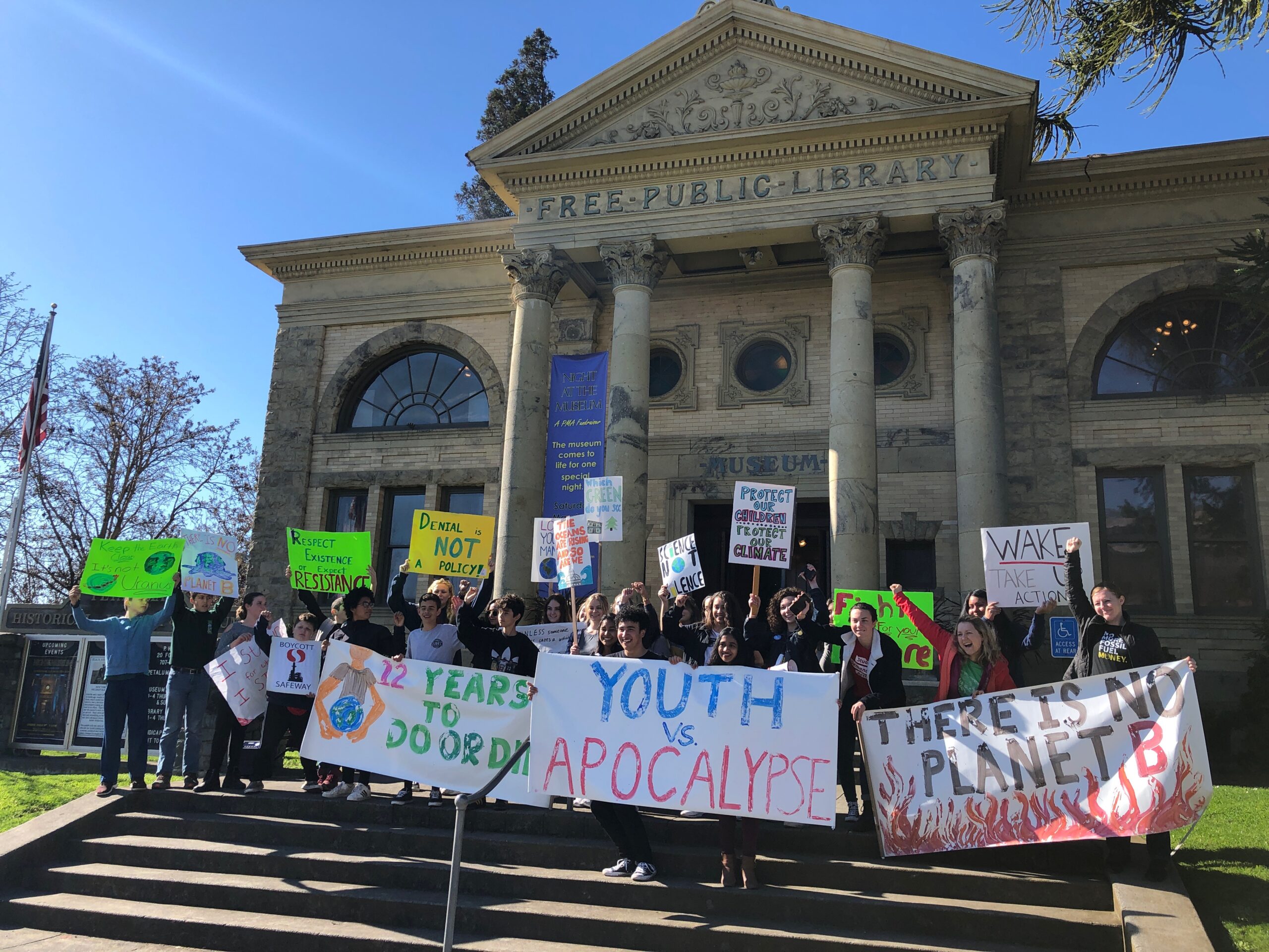 Casa Granda students climate protest - March 2019